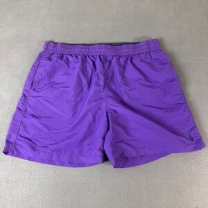 Polo Ralph Lauren Mens XL Purple Swim Trunks Mesh Lined Nylon Shorts Pony Logo